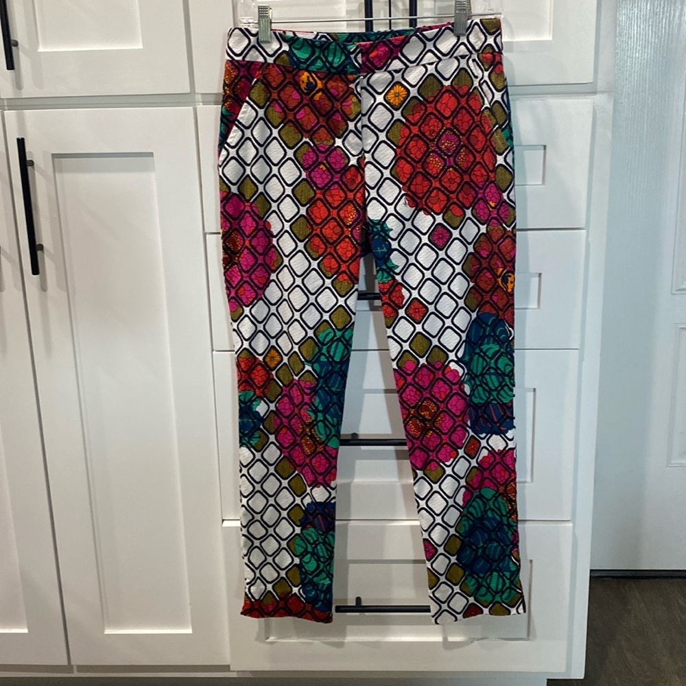 Trina Turk Moss 2 Pant, Size 2, Multi Color